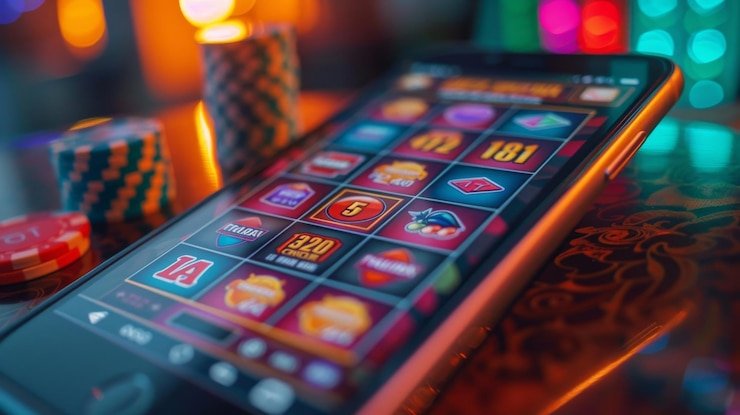 Antarmuka mobile hijau untuk rmx5303